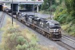 NS 8000 pulls train 15T onto B track to head out of Enola yard